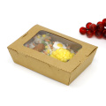 Disposable takeaway biodegradable printed paper fast food packaging